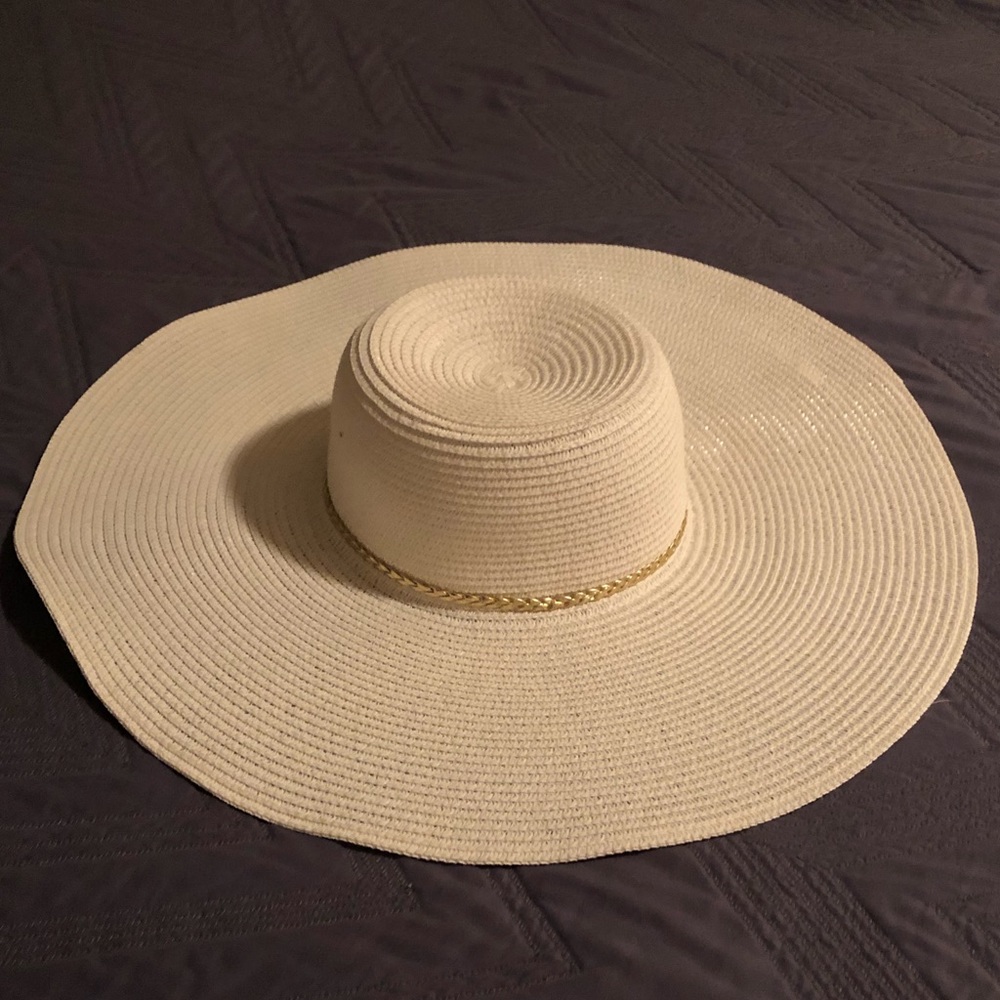 Large brimmed hat